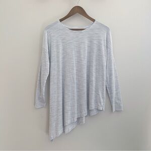 Lululemon To The Point Top 8 Long Sleeve Space Dye Grey